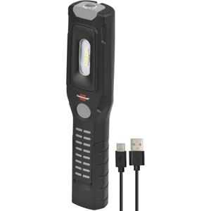 Brennenstuhl lámpara portátil LED HL 501 A de batería recargable para taller con base magnética y gancho giratorio (modos de luz, iluminación de trabajo, 500+120 lm) Brennenstuhl lámpara portátil LED HL 501 A de batería recargable para taller con base magnética y gancho giratorio (modos de luz, iluminación de trabajo, 500+120 lm)