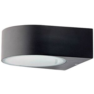 Brilliant AG 96104/06 aplique exterior Metal/Cristal 60 W E27 negro