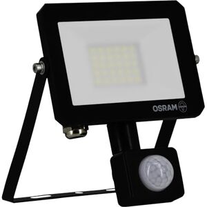 OSRAM Foco LED LUX moderno de 20 W, 1800 lm, 6500 K, para exterior, con sensor, IP65, aluminio negro, cristal esmerilado. OSRAM Foco LED LUX moderno de 20 W, 1800 lm, 6500 K, para exterior, con sensor, IP65, aluminio negro, cristal esmerilado.