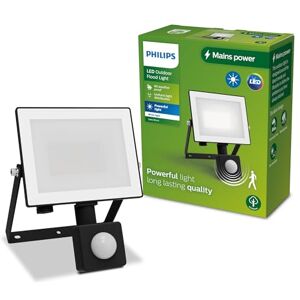 Philips Lois Foco de Exterior con sensor de movimiento, 20 W, 3000 K, Negro Philips Lois Foco de Exterior con sensor de movimiento, 20 W, 3000 K, Negro