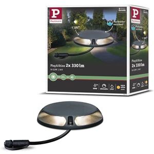 Paulmann Luminaria de montaje sobre el suelo exterior Plug & Shine IP67 3000 K 2x3 W 24 V 93920 Iluminación exterior, luminaria para caminos Paulmann Luminaria de montaje sobre el suelo exterior Plug & Shine IP67 3000 K 2x3 W 24 V 93920 Iluminación exterior, luminaria para caminos
