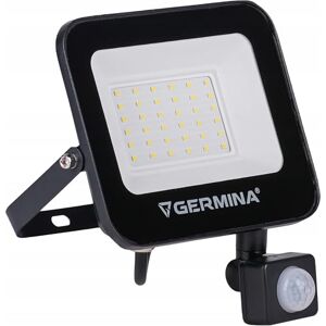 GERMINA DER ELECTRIKER Focos LED 30W con sensor de movimiento, 3000LM 6400K Neutral Superbrillante Luces LED Exterior, Proyector LED Impermeable IP65 Luz de Inundación para Terraza, Jardín, Parque GERMINA DER ELECTRIKER Focos LED 30W con sensor de movimiento, 3000LM 6400K Neutral Superbrillante Luces LED Exterior, Proyector LED Impermeable IP65 Luz de Inundación para Terraza, Jardín, Parque