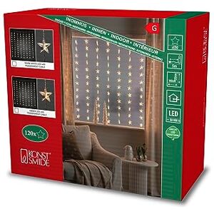 Konstsmide Cortina de luz LED, color blanco Konstsmide Cortina de luz LED, color blanco