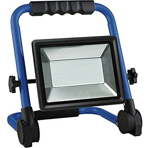 as - Schwabe as Schwabe Chip Spotlight Foco de construcción Portable de 100 W con marco plegable Luz de trabajo puntual Luz LED móvil para uso en exteriores e interiores IP65 Azul I as - Schwabe as Schwabe Chip Spotlight Foco de construcción Portable de 100 W con marco plegable Luz de trabajo puntual Luz LED móvil para uso en exteriores e interiores IP65 Azul I