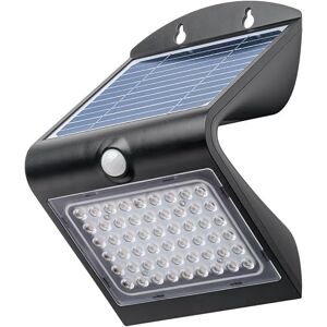 goobay Lámpara de pared solar LED con sensor de movimiento, 4 W, IP65, blanco neutro 4000K, con batería recargable, sensor PIR, 2 modos de iluminación 500 lm, negro goobay Lámpara de pared solar LED con sensor de movimiento, 4 W, IP65, blanco neutro 4000K, con batería recargable, sensor PIR, 2 modos de iluminación 500 lm, negro