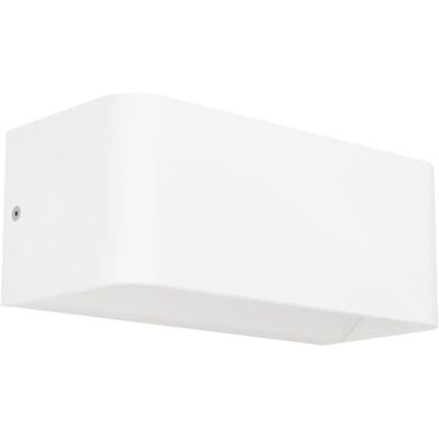 Eglo Sania-z Smart Home Lámpara de pared LED, para exterior, serie connect.z, con aplicación y control por voz Alexa, fabricada en plástico blanco, IP55, luz blanca cálida y fría y colores RGB Eglo Sania-z Smart Home Lámpara de pared LED, para exterior, serie connect.z, con aplicación y control por voz Alexa, fabricada en plástico blanco, IP55, luz blanca cálida y fría y colores RGB