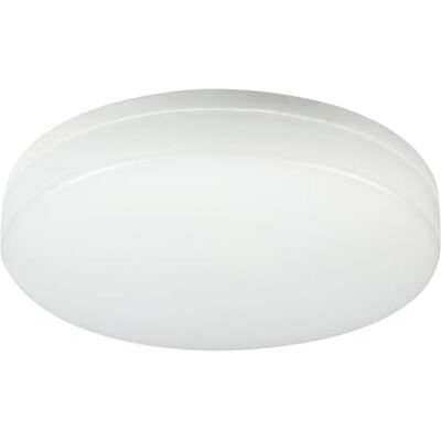 Velamp POLESTAR: Plafón LED redondo IP65, 1500 lúmenes, diámetro 22 cm. Color blanco Velamp POLESTAR: Plafón LED redondo IP65, 1500 lúmenes, diámetro 22 cm. Color blanco