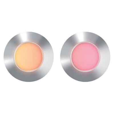 Xanlite - – Extensión de 2 focos LED – Empotrable – 12 V – RGB – IP67 – INOX 304, Acero Inoxidable Xanlite - – Extensión de 2 focos LED – Empotrable – 12 V – RGB – IP67 – INOX 304, Acero Inoxidable