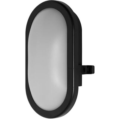 OSRAM Aplique de pared LED 11 W, 4000 K, 840 lm, IP54, IK06, a prueba de golpes, carcasa negra, ángulo de haz de 120°, para sótanos y garajes OSRAM Aplique de pared LED 11 W, 4000 K, 840 lm, IP54, IK06, a prueba de golpes, carcasa negra, ángulo de haz de 120°, para sótanos y garajes
