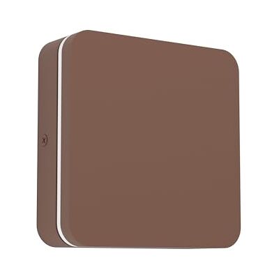 Eglo LED aplique exterior Pedersano, lámpara cuadrada giratoria, luz de pared para, color óxido, punto de luz cálida neutra fría, IP44 Eglo LED aplique exterior Pedersano, lámpara cuadrada giratoria, luz de pared para, color óxido, punto de luz cálida neutra fría, IP44