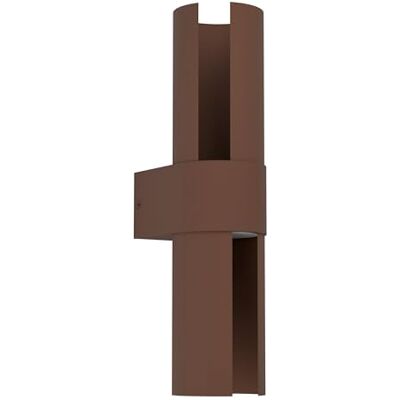 Eglo LED aplique exterior Montelauro, lámpara giratoria para pared, luz de aluminio marrón óxido, blanco cálido neutro frío, IP65 Eglo LED aplique exterior Montelauro, lámpara giratoria para pared, luz de aluminio marrón óxido, blanco cálido neutro frío, IP65