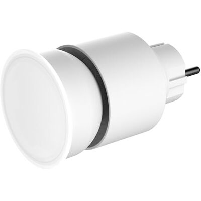 Electraline Foco LED IP44 con 4 niveles de luminosidad regulables con dimmer de 20LM a 1000LM, enchufe Schuko, para Exterior Electraline Foco LED IP44 con 4 niveles de luminosidad regulables con dimmer de 20LM a 1000LM, enchufe Schuko, para Exterior