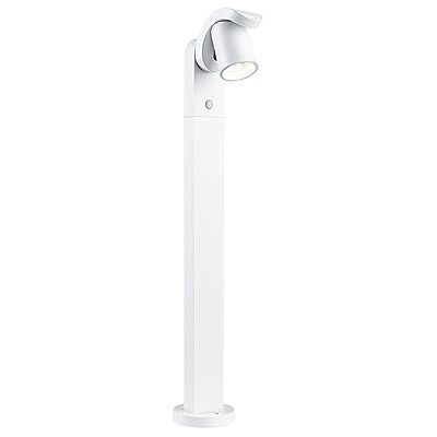 Paulmann Baliza LED Cuff, detector de movimientos, IP44 782mm 3000K 10W 700lm 230V 70° blanco, aluminio, luminaria exterior Paulmann Baliza LED Cuff, detector de movimientos, IP44 782mm 3000K 10W 700lm 230V 70° blanco, aluminio, luminaria exterior