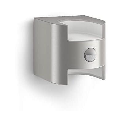 Philips myGarden Grass Aplique de exterior, con sensor de movimiento, LED, 4.5 W, IP44, acero inoxidable, color gris Philips myGarden Grass Aplique de exterior, con sensor de movimiento, LED, 4.5 W, IP44, acero inoxidable, color gris