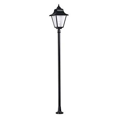 Novolux - Luminaria para poste ROB IP43 E27 70W 560mm Cristal opaco Negro - Negro Novolux - Luminaria para poste ROB IP43 E27 70W 560mm Cristal opaco Negro - Negro