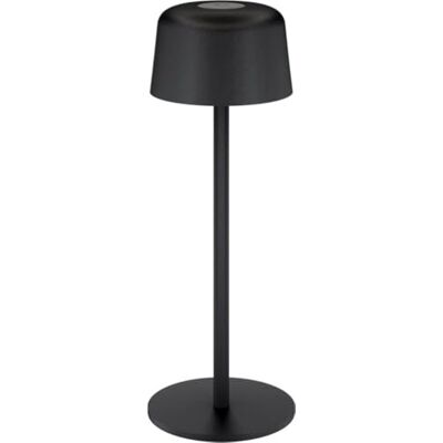 goobay Lámpara LED de mesa inalámbrica recargable, 25 cm, negra, táctil, 150 lm, luz cálida 3000 K, batería integrada, USB-C, para mesilla, escritorio y exterior, goobay Lámpara LED de mesa inalámbrica recargable, 25 cm, negra, táctil, 150 lm, luz cálida 3000 K, batería integrada, USB-C, para mesilla, escritorio y exterior,
