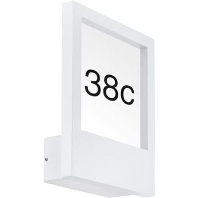 Eglo iluminación de pared Adecuado para uso en exteriores Blanco E27, Lámpara, Cepillado, 1 bombilla, s, E27, IP44, Blanco Eglo iluminación de pared Adecuado para uso en exteriores Blanco E27, Lámpara, Cepillado, 1 bombilla, s, E27, IP44, Blanco