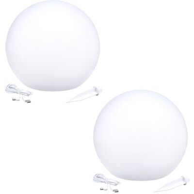 Lumisky SOLSTY C30 Juego de 2 bolas de luz solar (diámetro de 30 cm) Lumisky SOLSTY C30 Juego de 2 bolas de luz solar (diámetro de 30 cm)
