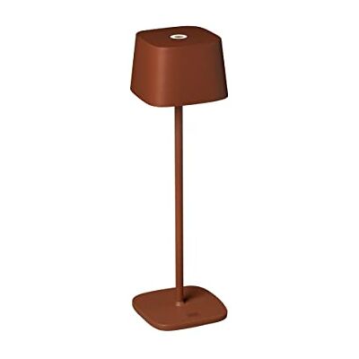 Konstsmide Lámpara de mesa con batería Capri Teracotta interior/exterior Konstsmide Lámpara de mesa con batería Capri Teracotta interior/exterior