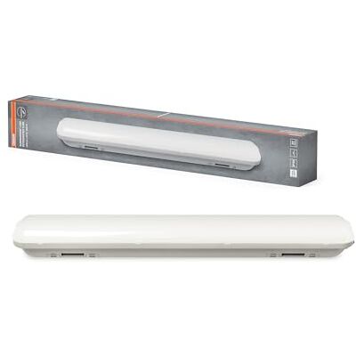 OSRAM Luminaria Submarine estanca, gris, 0,6 m, 18 W, 4000 K, IP65, resistente al polvo y a los chorros de agua, carcasa de policarbonato, fácil instalación, 1500 lm OSRAM Luminaria Submarine estanca, gris, 0,6 m, 18 W, 4000 K, IP65, resistente al polvo y a los chorros de agua, carcasa de policarbonato, fácil instalación, 1500 lm