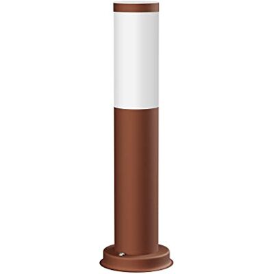 ledscom.de Luz de bolardo PORU para exterior, IP44, 39cm, marrón, incl. lámpara E27 máx. 1020lm, blanco ledscom.de Luz de bolardo PORU para exterior, IP44, 39cm, marrón, incl. lámpara E27 máx. 1020lm, blanco