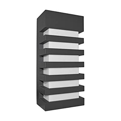LUSSIOL , Aplique de pared exterior Marlon, 5 W, iluminación LED 3000 K, antiagua IP54 ideal para terraza. LUSSIOL , Aplique de pared exterior Marlon, 5 W, iluminación LED 3000 K, antiagua IP54 ideal para terraza.