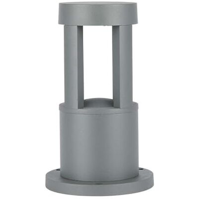 WatioWave Luz de bolardo LED 10W, 6400K, cuerpo gris, 25 cm de altura, ideal para iluminación exterior en jardines y espacios públicos. WatioWave Luz de bolardo LED 10W, 6400K, cuerpo gris, 25 cm de altura, ideal para iluminación exterior en jardines y espacios públicos.