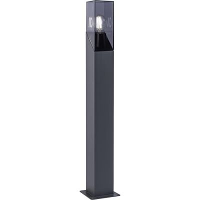 FORLIGHT Baliza Exterior IP54 LED 15W Gris Urbano E27 para Jardín, Camino, Entrada FORLIGHT Baliza Exterior IP54 LED 15W Gris Urbano E27 para Jardín, Camino, Entrada