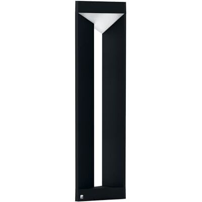 Eglo Lámpara de pie LED para exterior Nembro, 1 llama, moderna, lámpara de pie LED de aluminio fundido en negro y plástico en blanco, lámpara LED exterior, luz blanca cálida, IP44 Eglo Lámpara de pie LED para exterior Nembro, 1 llama, moderna, lámpara de pie LED de aluminio fundido en negro y plástico en blanco, lámpara LED exterior, luz blanca cálida, IP44