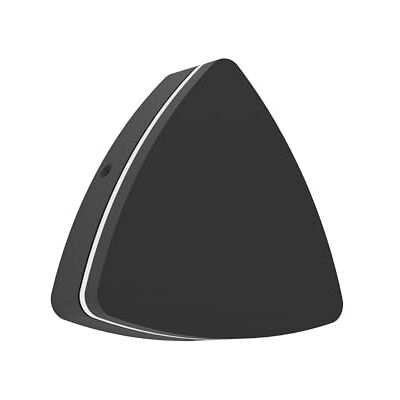 Eglo LED aplique exterior Pedersano, lámpara triangular giratoria, luz pared, artefacto negra, punto de luz cálida neutra fría, IP44 Eglo LED aplique exterior Pedersano, lámpara triangular giratoria, luz pared, artefacto negra, punto de luz cálida neutra fría, IP44