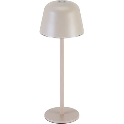 OSRAM ENDURA STYLE TABLE lámpara de exterior, 2,5W, 200lm, beige, lámpara de mesa, batería recargable, clase de protección IP54, regulación continua, función de memoria de brillo de la luz OSRAM ENDURA STYLE TABLE lámpara de exterior, 2,5W, 200lm, beige, lámpara de mesa, batería recargable, clase de protección IP54, regulación continua, función de memoria de brillo de la luz