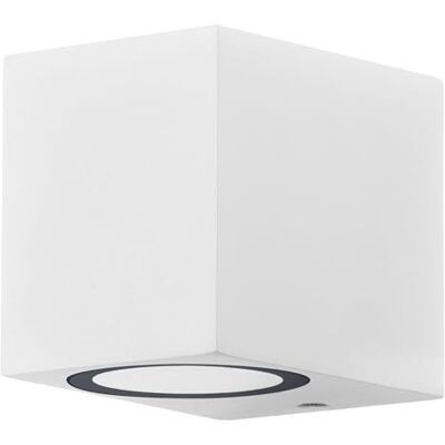OSRAM Aplique de exterior ENDURA Classic Square Down, blanco, casquillo GU10 (máx. 35W), puede equiparse con una lámpara normal o inteligente, tipo down o up/down, protección IP44 OSRAM Aplique de exterior ENDURA Classic Square Down, blanco, casquillo GU10 (máx. 35W), puede equiparse con una lámpara normal o inteligente, tipo down o up/down, protección IP44