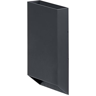 OSRAM Lámpara de pared exterior Gris oscuro, IP54, aluminio OSRAM Lámpara de pared exterior Gris oscuro, IP54, aluminio
