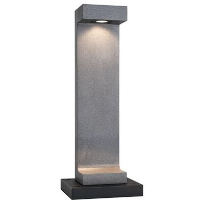 Paulmann Luminaria exterior LED, baliza Concrea IP44 incl. 1x6,8 W, baliza, arenisca negra, iluminación para jardín, hormigón, 3000 K Paulmann Luminaria exterior LED, baliza Concrea IP44 incl. 1x6,8 W, baliza, arenisca negra, iluminación para jardín, hormigón, 3000 K