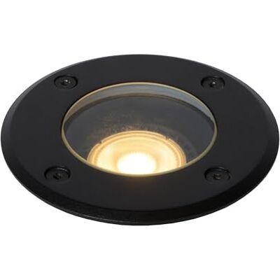 LUCIDE BILTIN Foco de suelo Dentro/Fuera Ø 10,8 cm 1xGU10 IP67 Negro LUCIDE BILTIN Foco de suelo Dentro/Fuera Ø 10,8 cm 1xGU10 IP67 Negro
