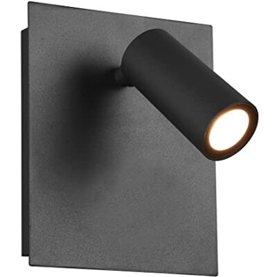 TRIO Leuchten Aplique de Aluminio Fundido, Gris Antracita, LED TRIO Leuchten Aplique de Aluminio Fundido, Gris Antracita, LED