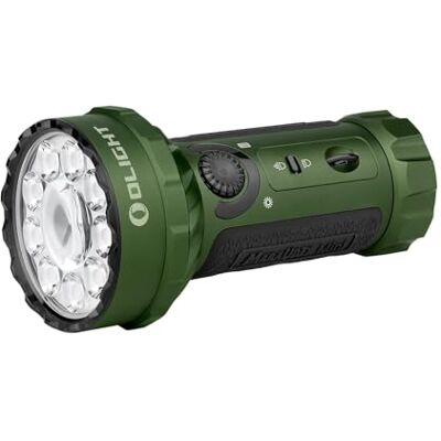 OLIGHT Marauder mini Linterna Táctica LED Linterna de Alta Potentcia Recargable 7000 Lúmenes 600 Metros 35.5 Horas Max. Linterna Práctica de Trabajo Exterior al Aire Libre(Verde) OLIGHT Marauder mini Linterna Táctica LED Linterna de Alta Potentcia Recargable 7000 Lúmenes 600 Metros 35.5 Horas Max. Linterna Práctica de Trabajo Exterior al Aire Libre(Verde)