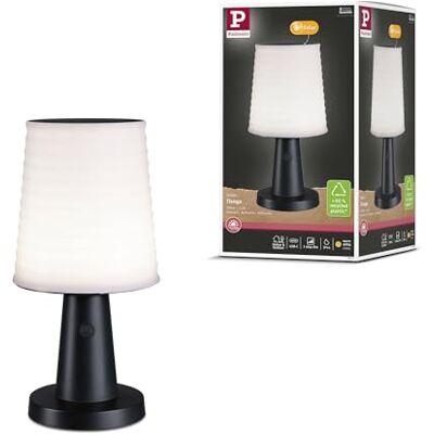 Paulmann Solar Lámpara de mesa LED Ilanga IP44 2700K 125lm Antracita Paulmann Solar Lámpara de mesa LED Ilanga IP44 2700K 125lm Antracita
