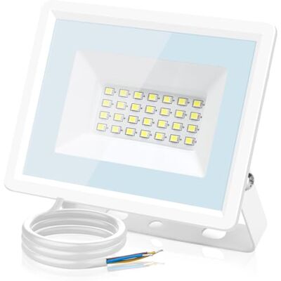 Aigostar Foco LED Exterior 20w,1650LM Foco Proyector,IP65 Impermeable Luz de Seguridad,Luz blanca 6500K Luces led exterior,Para Jardín,Patio,Garaje,etc Aigostar Foco LED Exterior 20w,1650LM Foco Proyector,IP65 Impermeable Luz de Seguridad,Luz blanca 6500K Luces led exterior,Para Jardín,Patio,Garaje,etc