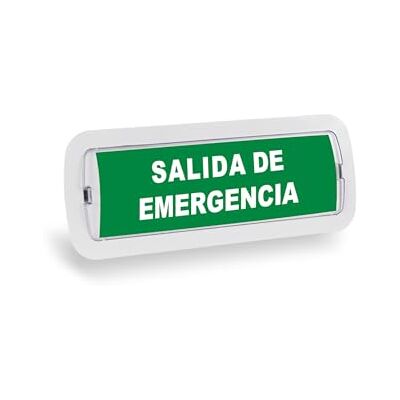 B·LED BARCELONA LED Barcelona Led Luz Emergencia LED 3W, 250 lúmenes. KIT Pictograma autoadhesivo "Salida de Emergencia" 3 Horas de Autonomía Blanco Frío 6500K. Instalación de Superficie y Empotrable. B·LED BARCELONA LED Barcelona Led Luz Emergencia LED 3W, 250 lúmenes. KIT Pictograma autoadhesivo "Salida de Emergencia" 3 Horas de Autonomía Blanco Frío 6500K. Instalación de Superficie y Empotrable.