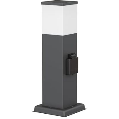 ledscom.de POLLY luz de camino/luz de bolardo para exteriores, IP44, 35 cm, antracita, 1x G9 máx. 10W ledscom.de POLLY luz de camino/luz de bolardo para exteriores, IP44, 35 cm, antracita, 1x G9 máx. 10W