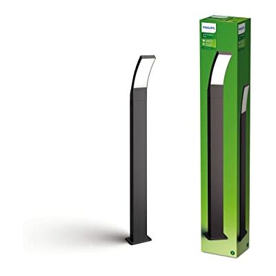 Philips Poste Splay, lámpara LED de exterior, color antracita, luz blanca neutra, 12W Philips Poste Splay, lámpara LED de exterior, color antracita, luz blanca neutra, 12W