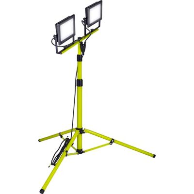 Luceco Foco de Trabajo Trípode 2x 50W, Luz Portátil IP65 Impermeable, Lampara LED Portátil para Obras, Jardines, Automóviles, Garajes Luceco Foco de Trabajo Trípode 2x 50W, Luz Portátil IP65 Impermeable, Lampara LED Portátil para Obras, Jardines, Automóviles, Garajes