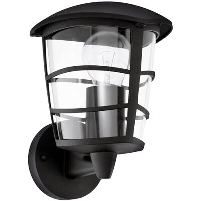Eglo Farol, aluminio, E27, color negro Eglo Farol, aluminio, E27, color negro
