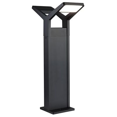Paulmann Baliza LED Juntea, IP44, 585mm, 3000K, 21W, 1600lm, 230V, antracita, aluminio, luminaria exterior Paulmann Baliza LED Juntea, IP44, 585mm, 3000K, 21W, 1600lm, 230V, antracita, aluminio, luminaria exterior