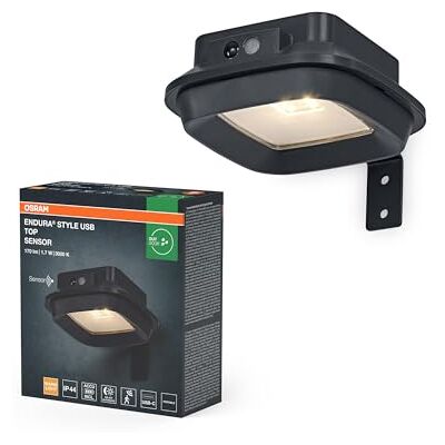 OSRAM Endura Style USB Wall Top Sensor IP44 Dark Grey OSRAM Endura Style USB Wall Top Sensor IP44 Dark Grey