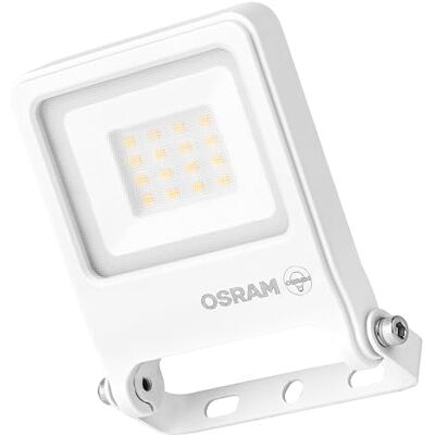OSRAM Proyector LED ENDURA FLOOD PC de 10 W, blanco cálido de 3000 K, 1000 lúmenes, IP65, material reciclado, soporte de montaje de 180°, blanco OSRAM Proyector LED ENDURA FLOOD PC de 10 W, blanco cálido de 3000 K, 1000 lúmenes, IP65, material reciclado, soporte de montaje de 180°, blanco