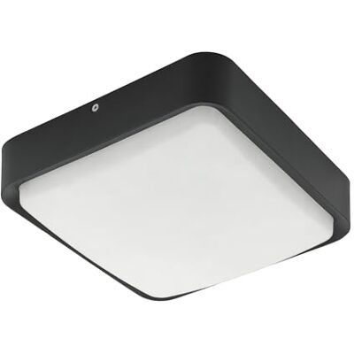 Eglo PIOVE, C Aplique de techo/pared para exterior Black SMD LED Module LED 14 W , Iluminación al aire libre , Aplique de techo/pared para exterior, Black, De plástico, IP44, II, Blanco Eglo PIOVE, C Aplique de techo/pared para exterior Black SMD LED Module LED 14 W , Iluminación al aire libre , Aplique de techo/pared para exterior, Black, De plástico, IP44, II, Blanco