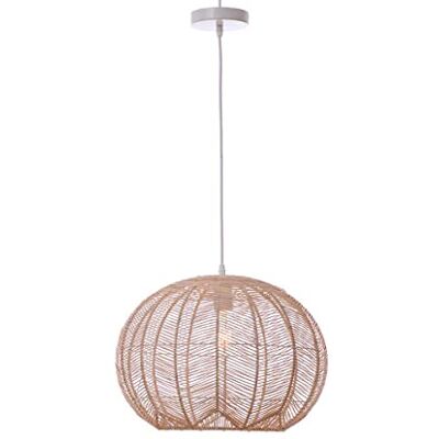 Lumisky Lámpara colgante de ratán con montura eléctrica E27 (41 cm) Lumisky Lámpara colgante de ratán con montura eléctrica E27 (41 cm)