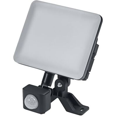 OSRAM ENDURA Flood Sensor Reflector LED Ajustable, 20W, 1700lm, 4000K blanco frío, sensor de movimiento, Negro, Aluminio, IP44 OSRAM ENDURA Flood Sensor Reflector LED Ajustable, 20W, 1700lm, 4000K blanco frío, sensor de movimiento, Negro, Aluminio, IP44